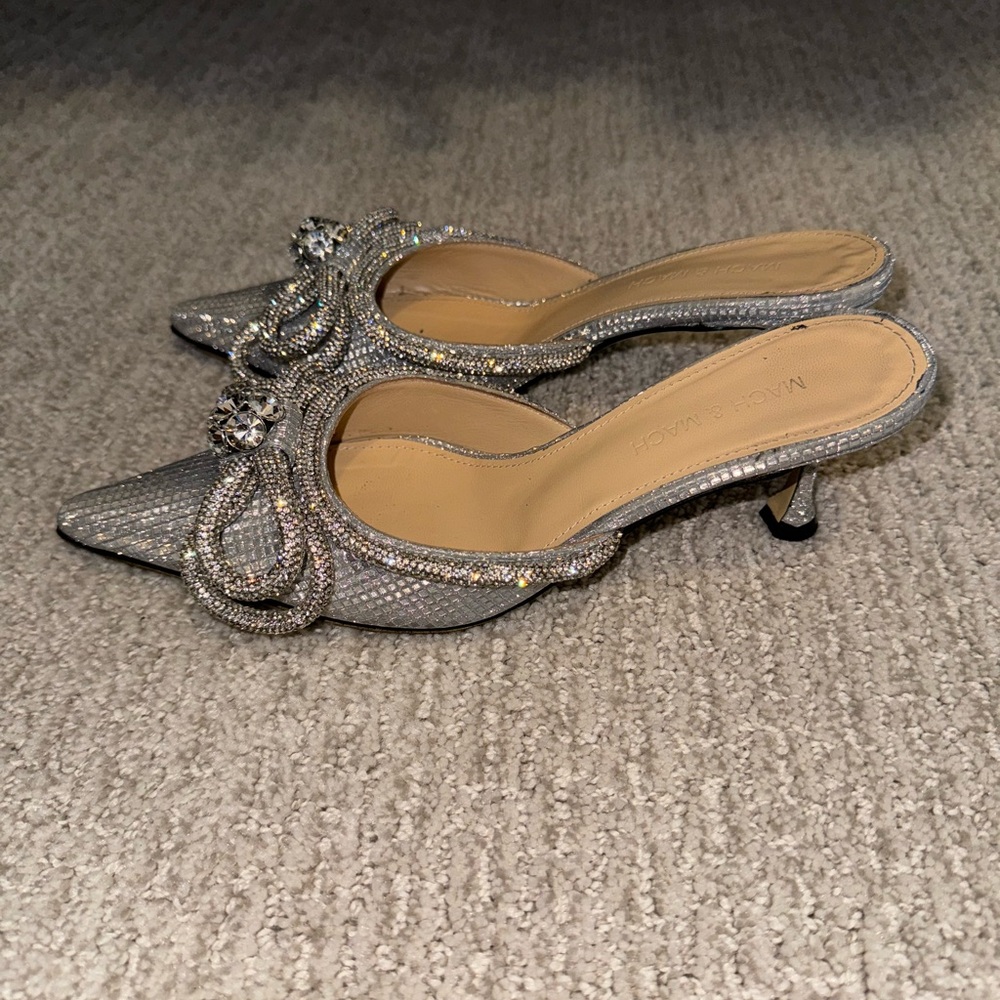 Elegant Silver Women's Shoes